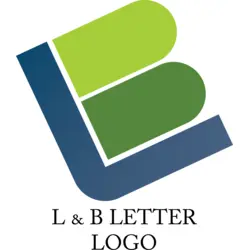 L B Letter Design Logo PNG Vector logo