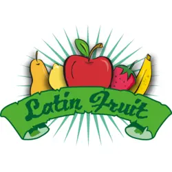 Latin Fruit Logo PNG Vector logo