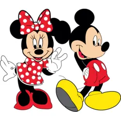 Mickey and Minnie Logo PNG Vector logo