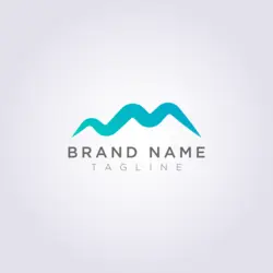 modern mountain Logo PNG Vector logo