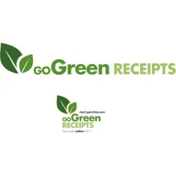 MyCryptoPay Go Green Receipts Logo PNG Vector logo