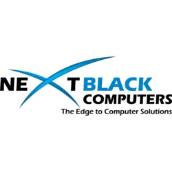 Next Black Computers Logo PNG Vector logo
