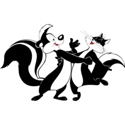 Pepe Le Pew Logo PNG Vector logo