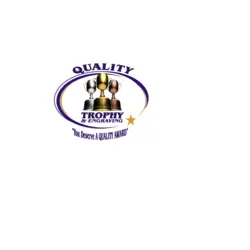 Quality Trophy and Engraving Logo PNG Vector logo
