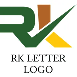R K Letter Alphabet Logo PNG Vector logo