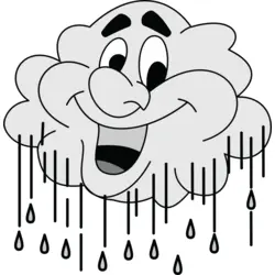 Rain Cloud Logo PNG Vector logo