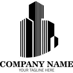 Real Estate Building Company Logo PNG Vector logo