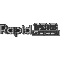 Skoda Rapid 136 Logo PNG Vector logo