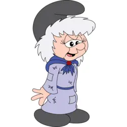 Smurf Grandmother Logo PNG Vector logo