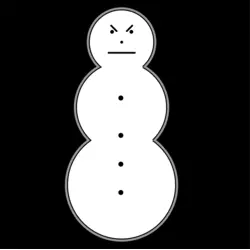 Snowman Logo PNG Vector logo