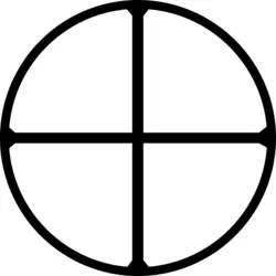 SOLAR CROSS SYMBOL Logo PNG Vector logo