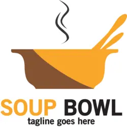 Soup bowl Logo PNG Vector logo
