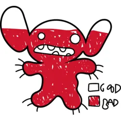 Stitch Bad Level Logo PNG Vector logo