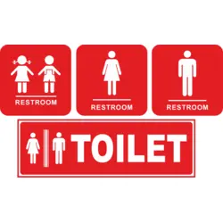 toilet or restroom Logo PNG Vector logo