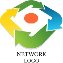 Web Network Connection Logo PNG Vector logo