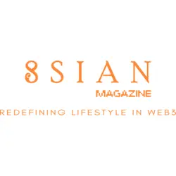 8SIAN Magazine (Tagline - Orange) Logo PNG Vector logo