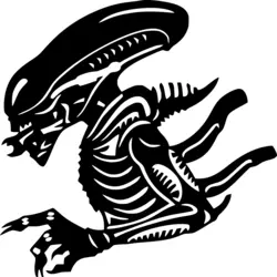 Alien Logo PNG Vector logo