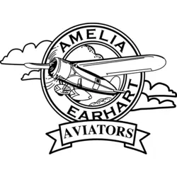 Amelia Earhart Aviators Logo PNG Vector logo