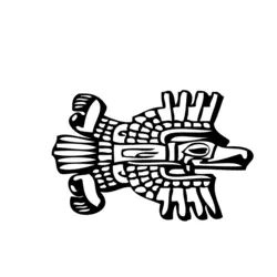 Aztec bird Logo PNG Vector logo