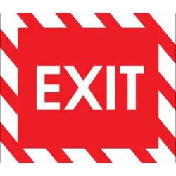 EXIT RED ROAD SIGN Logo PNG Vector logo