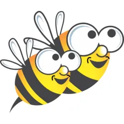Honey Bee Logo PNG Vector logo