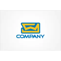 Letter W Box Logo PNG Vector logo