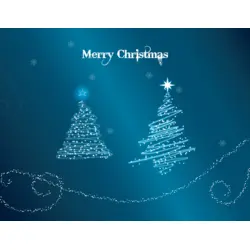 merry christmas abstract glowing x mas card Logo PNG Vector logo