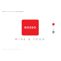 ROSSO wine & food Logo PNG Vector logo