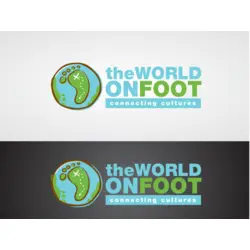 The World On Foot Logo PNG Vector logo