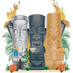 Tiki Art Logo PNG Vector logo